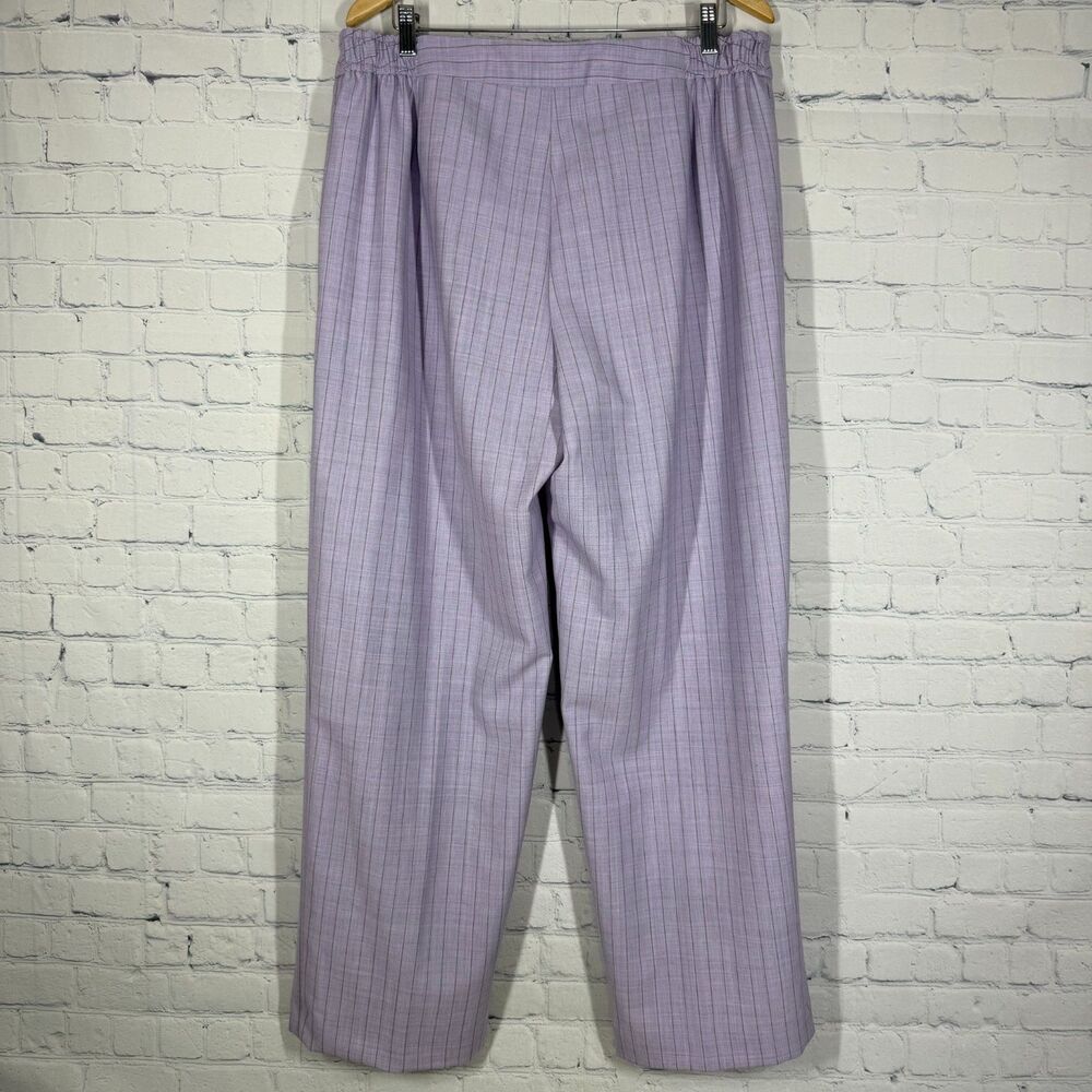 Y2K Milano Lavender Pinstripe Blazer and Pants Suit - Picture 3 of 16